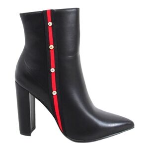 NWT Macys Tru Comfort black/red bootie sz 7, never worn in perfect condition